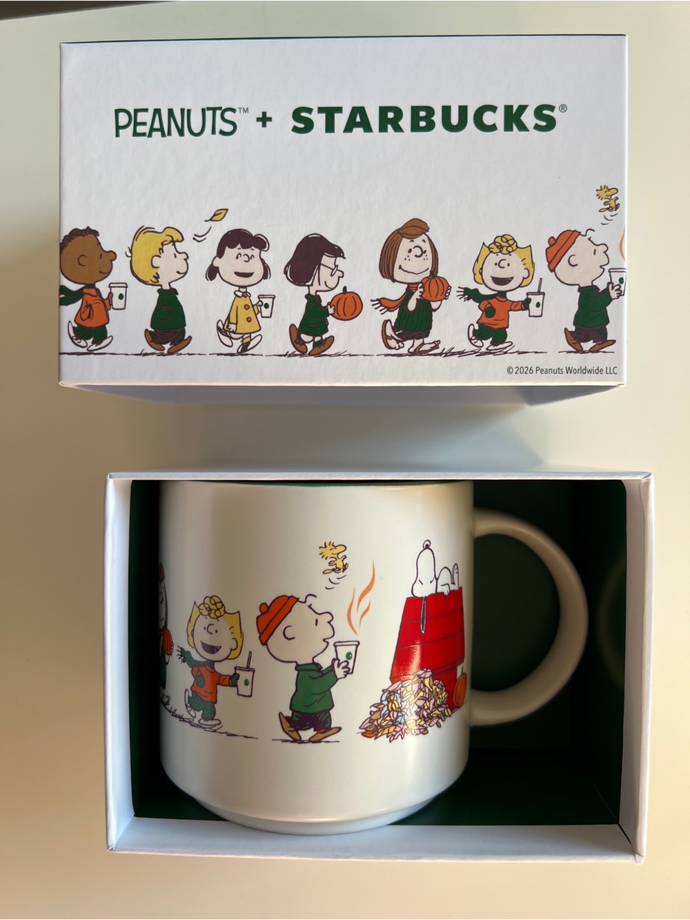 Peanuts + Starbucks Coffee Mug 2026 fall limited edition